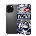 For iPhone 16 Pro / 16 Pro Max WK WTPC-012 Jungle Series Kinkong Sparkling Diamond Metal Lens Protector Film(Black)