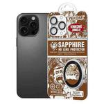 For iPhone 16 Pro / 16 Pro Max WK WTPC-013 Jungle Series Kinkong Sapphire Metal Camera Lens Protector Film(Natural Color)