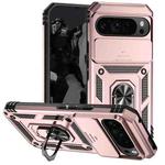 For Google Pixel 9 Pro XL Sliding Camshield Holder Phone Case(Rose Gold)