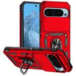 For Google Pixel 10 Sliding Camshield Holder Phone Case(Red)