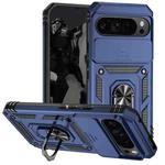 For Google Pixel 10 Pro XL Sliding Camshield Holder Phone Case(Blue)
