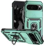 For Google Pixel 10 Pro XL Sliding Camshield Holder Phone Case(Green)