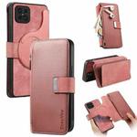For OPPO A92s / Reno4 Z CaseNeo MagSafe RFID Anti-theft Zipper Wallet Retro Leather Phone Case(Pink)