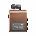 K89 Business Lavalier Single Ear Bluetooth Earphones(Gold)