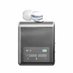 K89 Business Lavalier Single Ear Bluetooth Earphones(Silver)