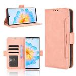 For Fossibot S3 Pro Skin Feel Calf Texture Card Slots Leather Phone Case(Pink)