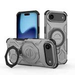 For iPhone 17 Air J-20 Solid Color MagSafe Magnetic TPU+PC Phone Case(Grey)
