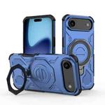 For iPhone 17 Air J-20 Solid Color MagSafe Magnetic TPU+PC Phone Case(Blue)