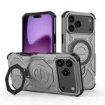For iPhone 17 Pro Max J-20 Solid Color MagSafe Magnetic TPU+PC Phone Case(Grey)