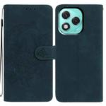 For Honor 400 Lite Global Moonlit Butterfly Dance Pattern Embossed Leather Phone Case(Green)
