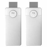 Q50 Leather Texture Wireless HDMI Video Transmitter and Receiver Extender Adapter(White)