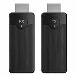 Q50 Vertical Texture Wireless HDMI Video Transmitter and Receiver Extender Adapter(Black)