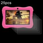 For VESWWE V9 Tablet 7.0 25pcs 9H 0.3mm Explosion-proof Tempered Glass Film