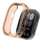For Amazfit Bip 6 Half Coverage Hollow TPU Watch Protective Case(Transparent Orange)