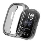 For Amazfit Bip 6 Half Coverage Hollow TPU Watch Protective Case(Transparent Black)