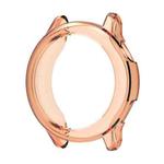 For Garmin vivoactive 6 Half Coverage Hollow TPU Watch Protective Case(Transparent Orange)