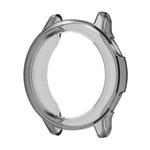 For Garmin vivoactive 6 Half Coverage Hollow TPU Watch Protective Case(Transparent Black)
