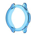 For Garmin vivoactive 6 Half Coverage Hollow TPU Watch Protective Case(Transparent Blue)