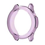 For Garmin vivoactive 6 Half Coverage Hollow TPU Watch Protective Case(Transparent Purple)