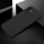 For iPhone 12 X-level Wing Series Shockproof Ultra Thin Matte Protective Case(Solid Black)