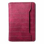 V03 Alligator Texture Back-attached NN Card Bag(Red)