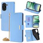 For Redmi A5 4G 171.7mm Crossbody Chain Leather Phone Case(Blue)