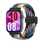 For Huawei Watch Fit 4 / Fit 4 Pro / Fit 3 Magnetic Buckle Loop Woven Watch Band(Z Color)