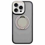For iPhone 13 Pro Skin-feel Two-color Edge Strips 360 MagSafe Holder Phone Case(Titanium Gray)