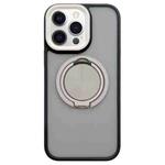 For iPhone 12 Pro Max Skin-feel Two-color Edge Strips 360 MagSafe Holder Phone Case(Titanium Gray)