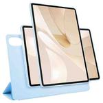 For Huawei MatePad Air 12 2024 Trifold Magnetic Split Acrylic Leather Tablet Case(Ice Blue)
