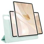 For Huawei MatePad Air 12 2024 Trifold Magnetic Split Acrylic Leather Tablet Case(Baby Green)
