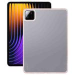For Xiaomi Pad 7 / 7 Pro Color TPU Hybrid Clear Acrylic Tablet Case(Pink)
