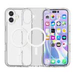 For iPhone 17 Terminator Style Glitter Powder MagSafe Magnetic Phone Case(Transparent)