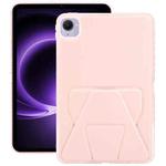 For Xiaomi Redmi K Pad 8.8 2025 Folding Magnetic Holder Acrylic Leather Back Tablet Case(Pink)