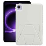 For Xiaomi Redmi K Pad 8.8 2025 Folding Magnetic Holder Acrylic Leather Back Tablet Case(Grey)