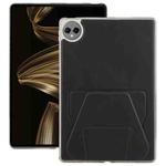 For Huawei MatePad Pro 12.2 2024 Folding Magnetic Holder Acrylic Leather Back Tablet Case(Black)