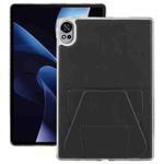 For Huawei MatePad Air 12 / 12 X 2024 Folding Magnetic Holder Acrylic Leather Back Tablet Case(Black)