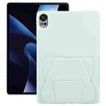 For Huawei MatePad Air 12 / 12 X 2024 Folding Magnetic Holder Acrylic Leather Back Tablet Case(Light Green)