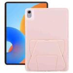 For Huawei MatePad / 11.5 S / Air 11.5 Folding Magnetic Holder Acrylic Leather Back Tablet Case(Pink)