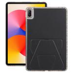For Huawei MatePad 11 2021 / 2024 / 11 SE Folding Magnetic Holder Acrylic Leather Back Tablet Case(Black)