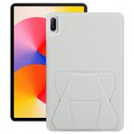 For Huawei MatePad 11 2021 / 2024 / 11 SE Folding Magnetic Holder Acrylic Leather Back Tablet Case(Grey)
