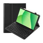 For OPPO Pad SE OP17 Ultra-thin Detachable Bluetooth Keyboard Leather Tablet Case(Black)