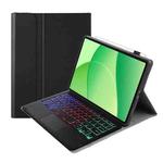 For OPPO Pad SE OP17-AS Ultra-thin Detachable Backlight Bluetooth Keyboard Leather Tablet Case with Touchpad(Black)