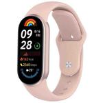 For Xiaomi Smart Band 10 / 9 / 8 Reverse Buckle Silicone Watch Band(Pink)