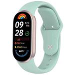 For Xiaomi Smart Band 10 / 9 / 8 Reverse Buckle Silicone Watch Band(Haze Blue)