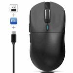 HXSJ T68 3 Modes Wired 2.4G BT5.1 Wireless Lightweight Gaming Mouse(Black)