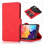 For Samsung Galaxy A50 Retro Magnetic Closing Clasp Horizontal Flip Leather Case with Holder & Card Slots & Photo Frame & Wallet(Red)