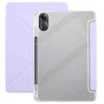 For Redmi Pad SE 11 2025 / Pad 2 Clear Acrylic Deformation Leather Tablet Case(Purple)