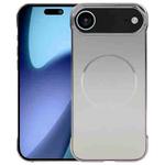 For iPhone 17 Air Electroplating Frameless Frosted Anti-Glare PC MagSafe Phone Case(Titanium Gray)