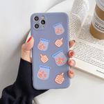 For iPhone 11 Cartoon Pattern Protective Case(Gray)
